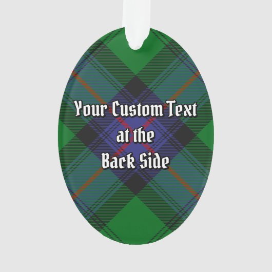 Clan Armstrong Crest over Tartan Ornament (achterkant)