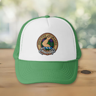 Clan Armstrong Crest over Tartan Trucker Hat Pet