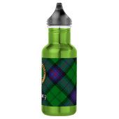 Clan Armstrong Crest over tartan Waterfles (Rechts)