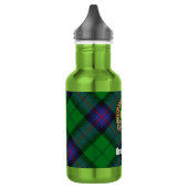 Clan Armstrong Crest over tartan Waterfles (Links)
