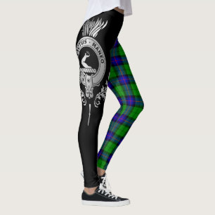Clan Armstrong Crest & Tartan Leggings
