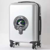 Clan Armstrong Crest & Tartan Sticker (Koffer)