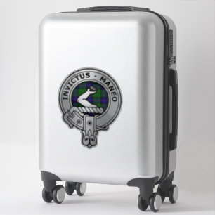 Clan Armstrong Crest & Tartan Sticker