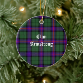 Clan Armstrong Modern Tartan Keramisch Ornament