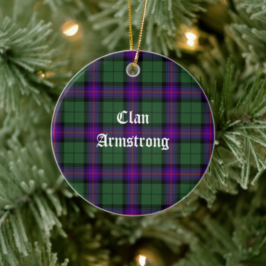 Clan Armstrong Modern Tartan Keramisch Ornament (Boom)