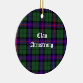 Clan Armstrong Modern Tartan Keramisch Ornament (Rechts)
