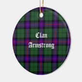 Clan Armstrong Modern Tartan Keramisch Ornament (Links)
