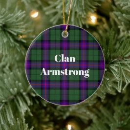 Clan Armstrong Modern Tartan Keramisch Ornament