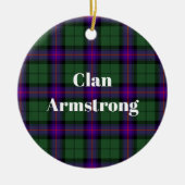 Clan Armstrong Modern Tartan Keramisch Ornament (Voorkant)