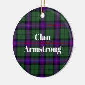 Clan Armstrong Modern Tartan Keramisch Ornament (Links)
