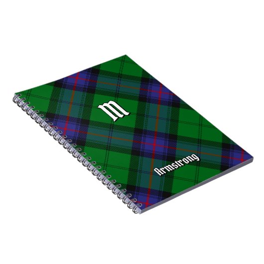 Clan Armstrong Notitieboek Tartan (Rechterzijde)