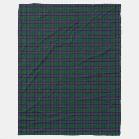 Clan Armstrong Scottish Tartan Pset Pattern Fleece Deken (Voorkant)