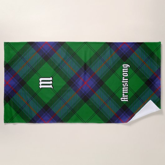Clan Armstrong Tartan Beach Towel Strandlaken (Voorkant)