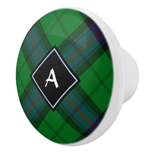 Clan Armstrong Tartan Ceramic Knob Keramische Knop (Rechts)