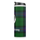 Clan Armstrong Tartan & Crest Badge Thermosbeker (Geroteerd rechts)
