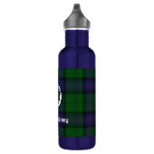 Clan Armstrong Tartan & Crest Badge Waterfles (Rechts)