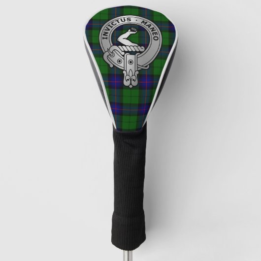 Clan Armstrong Tartan Crest Golfheadcover (Voorkant)