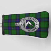 Clan Armstrong Tartan Crest  Golfheadcover (Voorkant)