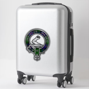 Clan Armstrong Tartan Crest Sticker