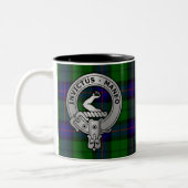 Clan Armstrong Tartan Crest Tweekleurige Koffiemok (Links)