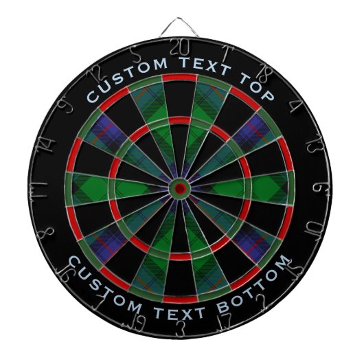 Clan Armstrong Tartan Dart Board Dartbord (Voorkant)