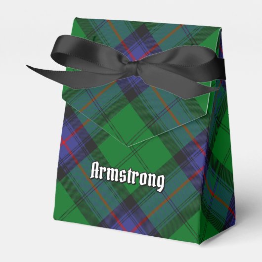 Clan Armstrong Tartan Favor Box Bedankdoosjes (Voorkant Zijde)