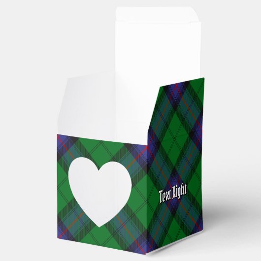 Clan Armstrong Tartan Favor Box Bedankdoosjes (Geopend)