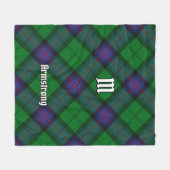 Clan Armstrong Tartan Fleece Blanket (Voorkant (Horizontaal))