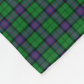 Clan Armstrong Tartan Fleece Deken (Hoek)