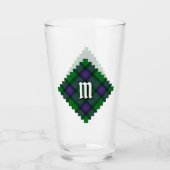 Clan Armstrong Tartan Glass Glas (Voorkant)