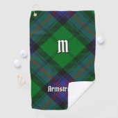 Clan Armstrong Tartan Golf Towel Golfhanddoek (Insitu)