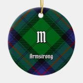 Clan Armstrong Tartan Keramisch Ornament (Voorkant)