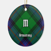 Clan Armstrong Tartan Keramisch Ornament (Links)