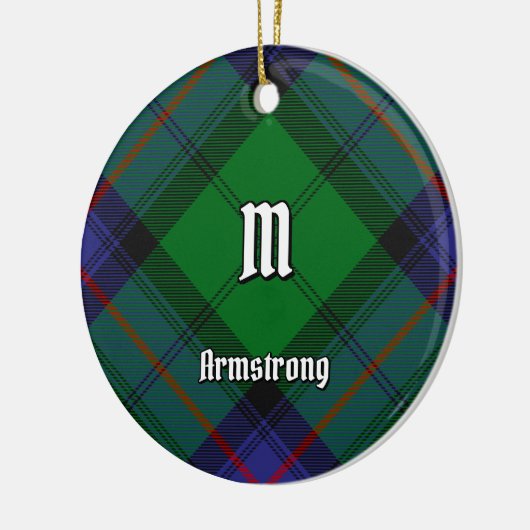 Clan Armstrong Tartan Keramisch Ornament (Links)