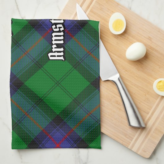 Clan Armstrong Tartan Kitchen Towel Theedoek (Quarter Fold)