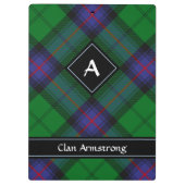 Clan Armstrong Tartan Klembord (Achterkant)