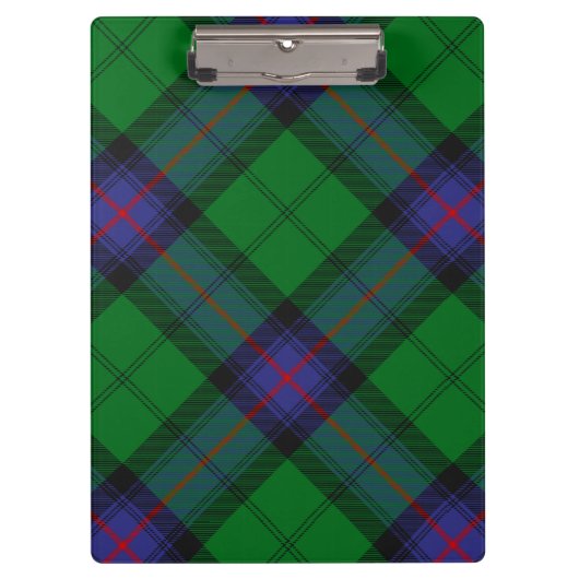 Clan Armstrong Tartan Klembord (Voorkant)