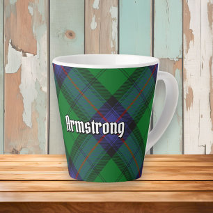 Clan Armstrong Tartan latte Mok