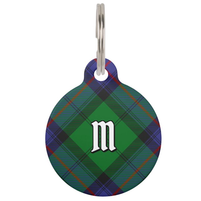 Clan Armstrong Tartan Pet ID Tag Huisdierpenning (Voorkant)