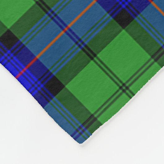 Clan Armstrong Tartan Pset Fleece Deken (Hoek)