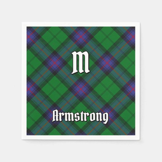 Clan Armstrong Tartan servetten (Voorkant)