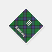 Clan Armstrong Tartan servetten (Hoek)