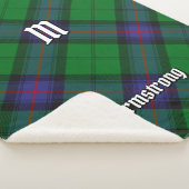 Clan Armstrong Tartan Sherpa Blanket Sherpa Deken (3/4)