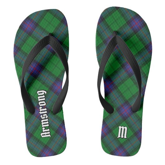 Clan Armstrong Tartan Teenslippers (Voetbed)