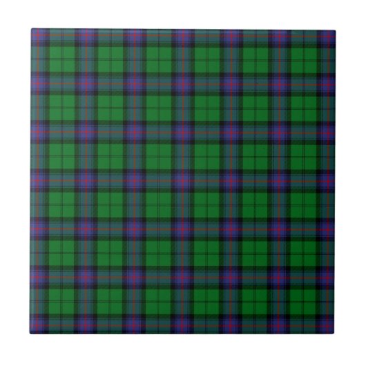 Clan Armstrong Tartan Tegeltje (Voorkant)
