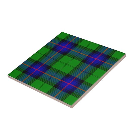 Clan Armstrong Tartan Tegeltje (Zijkant)