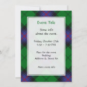 Clan Armstrong Tartan Uitnodiging (Achterkant)