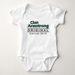 Clan Armstrong Vintage past uw geboortejaar aan Romper