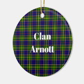 Clan Arnott Tartan Keramisch Ornament (Links)