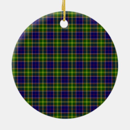 Clan Arnott Tartan Keramisch Ornament (Achterkant)